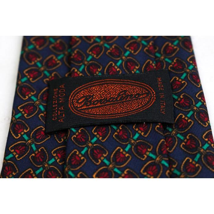 Brioni ブリオーニ ブランド ネクタイ 総柄 小紋柄 格子柄