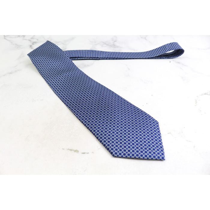 バルマン ブランド ネクタイ チェック柄 スクエア柄 格子柄 シルク PO メンズ ネイビー BALMAIN | BALMAIN | 01