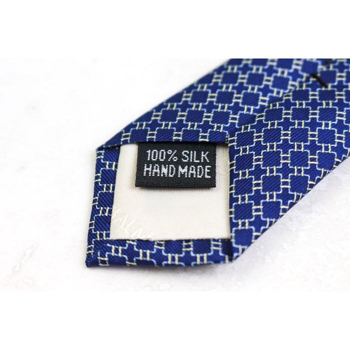 バルマン ブランド ネクタイ チェック柄 スクエア柄 格子柄 シルク PO メンズ ネイビー BALMAIN | BALMAIN | 04