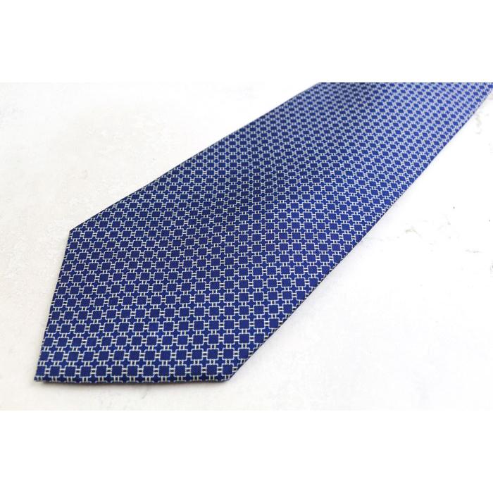バルマン ブランド ネクタイ チェック柄 スクエア柄 格子柄 シルク PO メンズ ネイビー BALMAIN | BALMAIN | 05