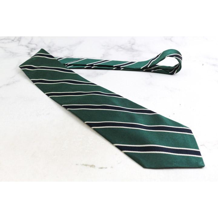BROOKS BROTHERS ネイビーグリーン　ストライプネクタイ BROOKS BROTHERS ブルックスブラザーズ ネクタイ シルクタイ