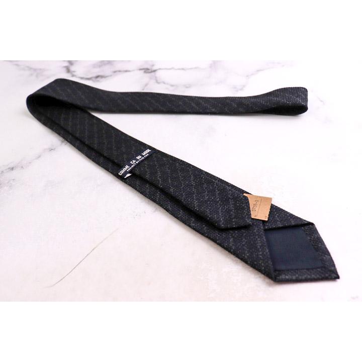 コムサ・デ・モード ブランド ネクタイ シルク 格子柄 ナロータイ PO