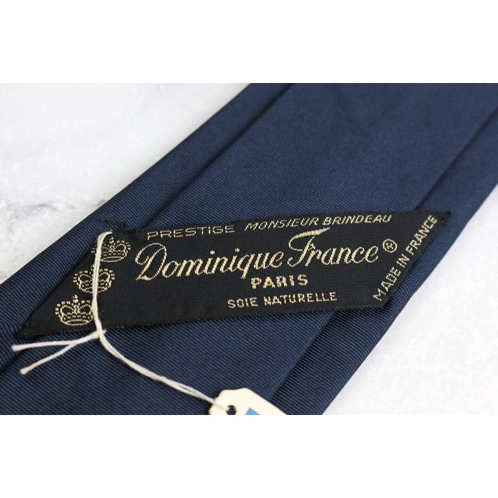 ドミニクフランス クラウン ブランド ネクタイ イカリ柄 高級 シルク