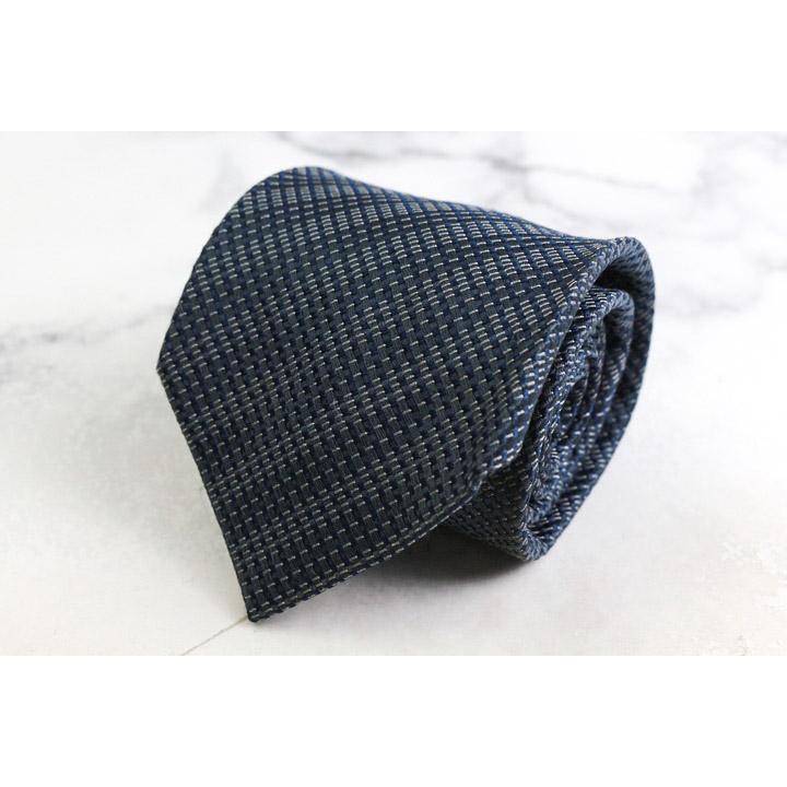 美品✨ ジョルジオアルマーニ ネクタイ ストライプ ネイビー シルク