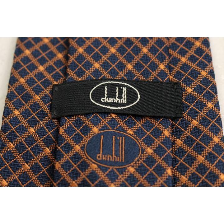 dunhill（ダンヒル） ブランド ネクタイ チェック柄 シルク PO メンズ