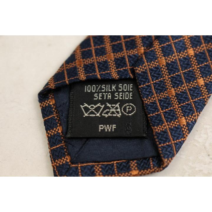 dunhill（ダンヒル） ブランド ネクタイ チェック柄 シルク PO メンズ
