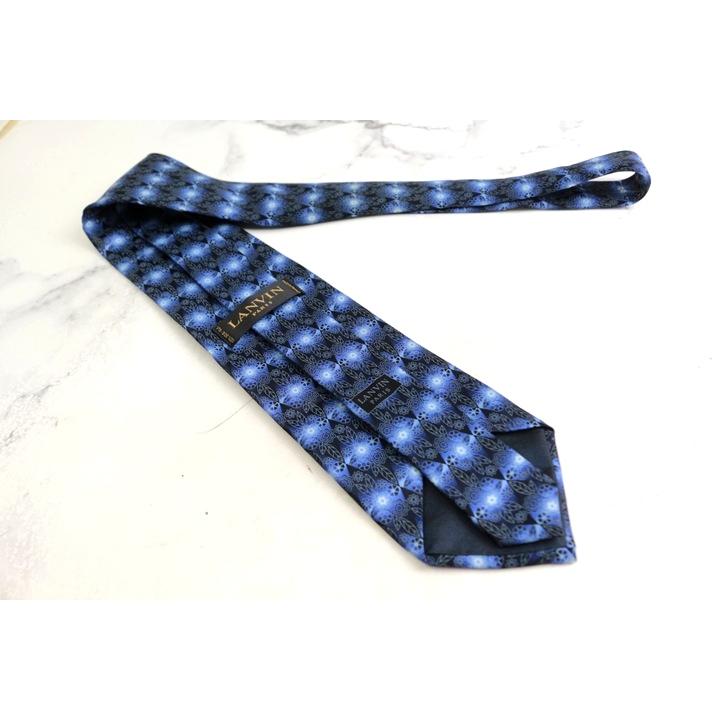 LANVIN（ランバン） ブランドネクタイ 総柄 チェック柄 花柄 格子柄