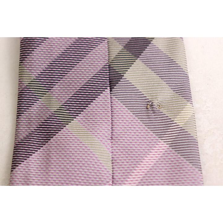 美品 BURBERRY バーバリー LONDON ネクタイ ノバチェック ピンク バーバリーロンドン ブランド ネクタイ ノバチェック シルク