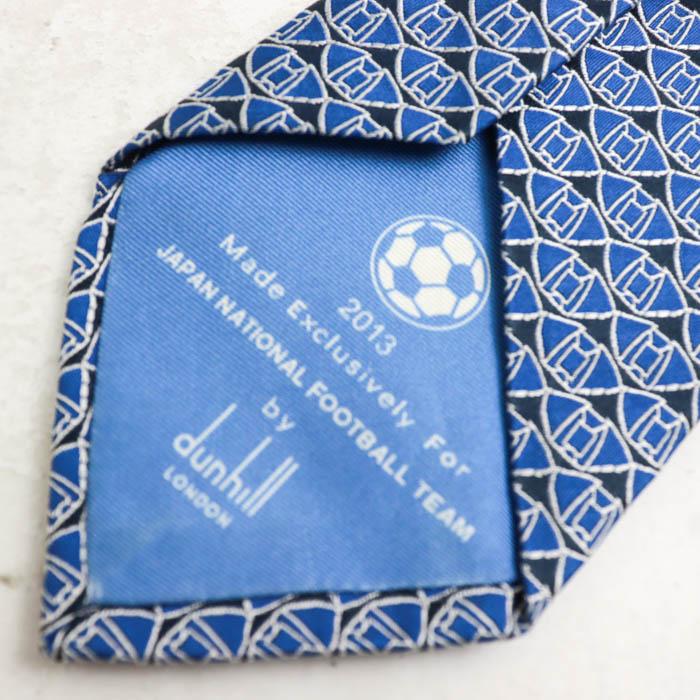 dunhill（ダンヒル） ブランド ネクタイ 総柄 JFA サッカー日本代表