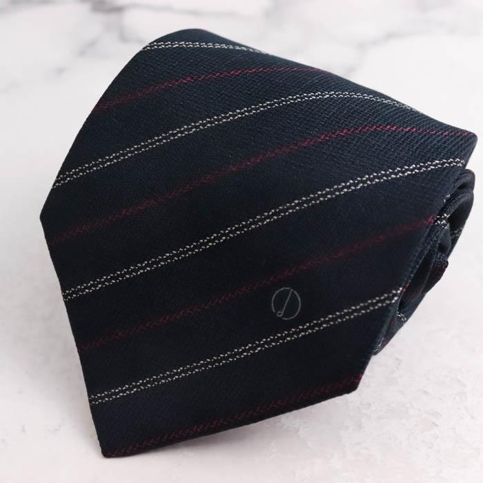 dunhill（ダンヒル） ネクタイ ブランド ストライプ柄 シルク