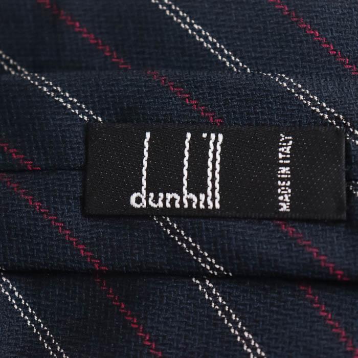 ✨未使用✨dunhill ダンヒル　ネクタイ　ビジネス　ストライプ　ビジネス　黒 dunhill（ダンヒル） ネクタイ ブランド ストライプ柄 シルク