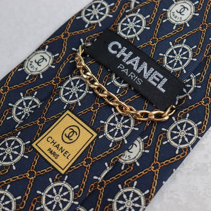 CHANEL（シャネル） ブランド ネクタイ チェーン付 ココマーク