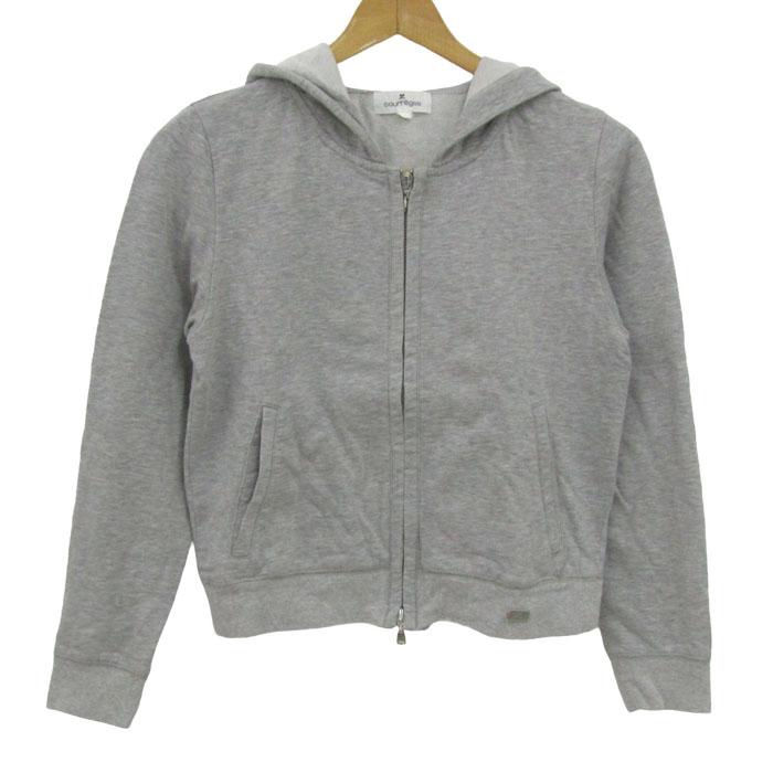 courreges（クレージュ） パーカー トップス ジップアップ 長袖
