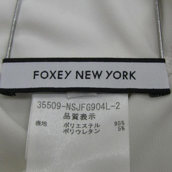 フォクシーニューヨーク カーディガン トップス クルーネック 日本製