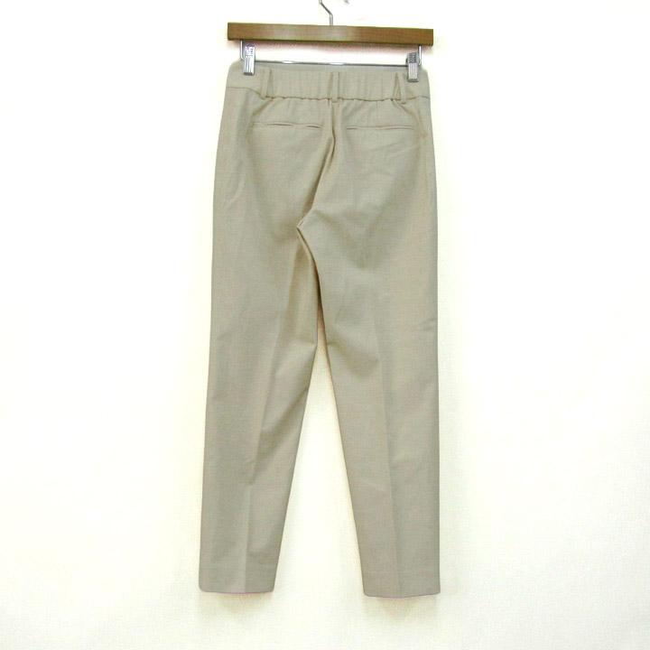 PLST（プラステ） テーパードパンツ スラックス ボトムス リネン混