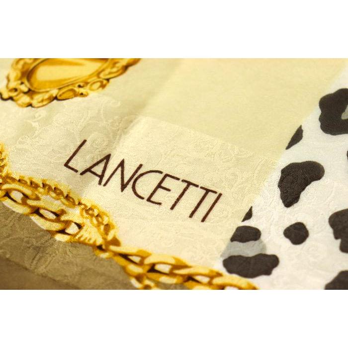 LANCETTI 　スカーフ LANCETTI ランチェッティ スカーフ アニマル柄 ブランド 小物