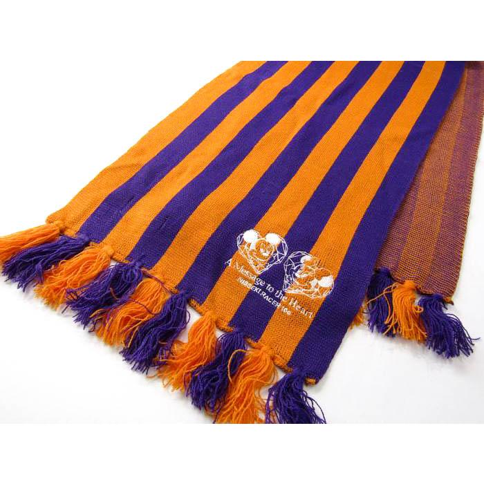 Disney ディズニー マフラー ミッキー ストライプ柄 小物