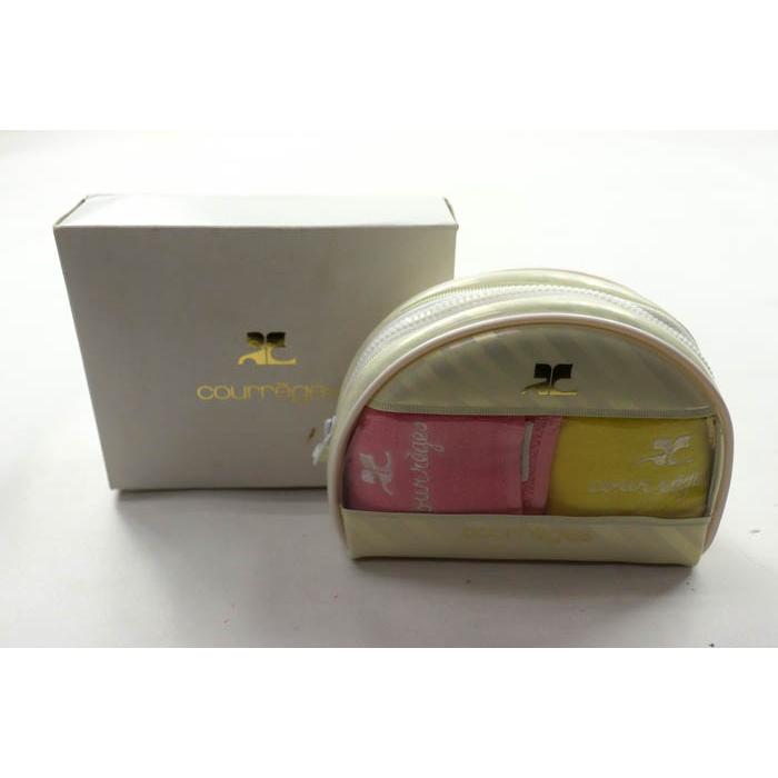 courreges クレージュ ポーチ ハンドタオル セット ブランド 
