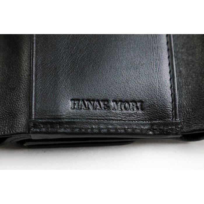 HANAE MORI（ハナエモリ） 三つ折り財布 キャンバス/レザー 小銭入れ