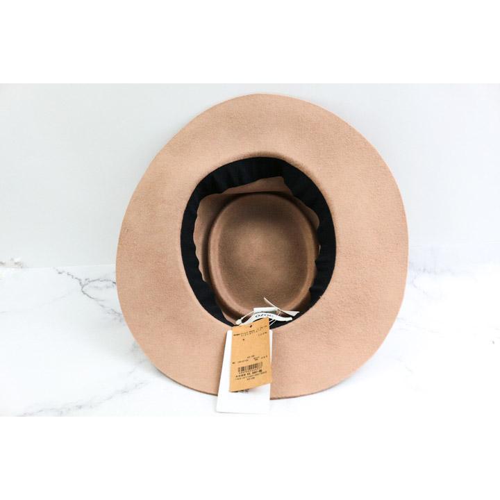 オゾック ハット カンカン帽 リボン ウール 帽子 ブランド レディース