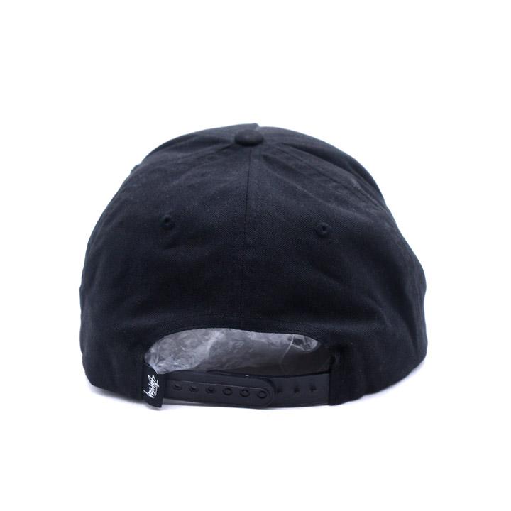 T*n様 激レア　Stussy パッチ付き ブラックキャップ 激レア Stussy パッチ付き ブラックキャップ - メルカリ