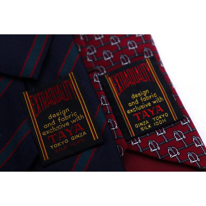 銀座田屋 ネクタイ 2点セット ストライプ柄 馬具モチーフ ブランド まとめて メンズ GINZA TAYA |  | 05