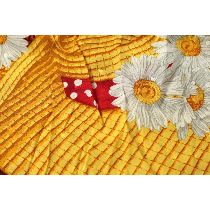 NINA RICCI シルクスカーフ 花柄 大判 保管品　イタリア製 ニナリッチ スカーフ 花柄 シルク イタリア製 ブランド 小物