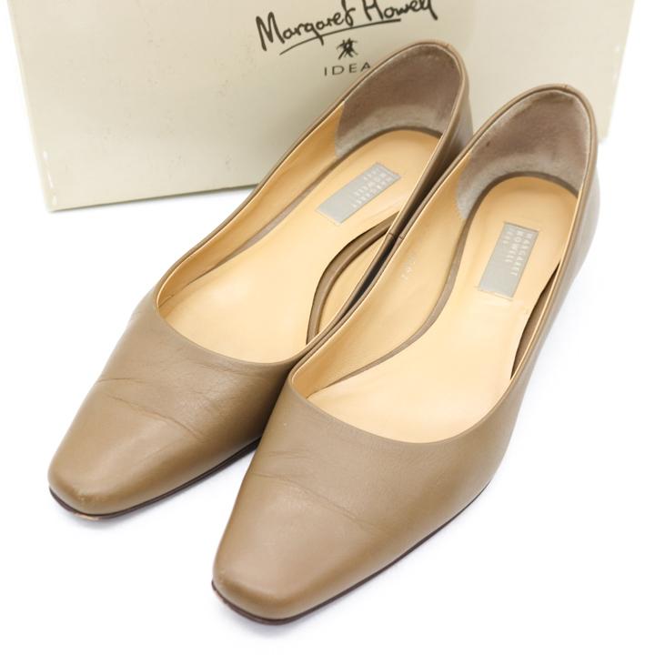 優先配送 美品✨ マーガレットハウエル ラウンドトゥ プレーン