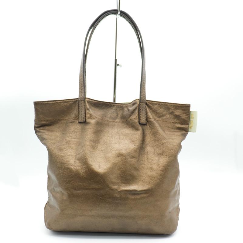未使用 タグ付 The MICHIE BAG（ミチエ）本革 トートバッグ 肩掛け 未使用 タグ付 The MICHIE BAG（ミチエ）本革 トートバッグ 肩掛け