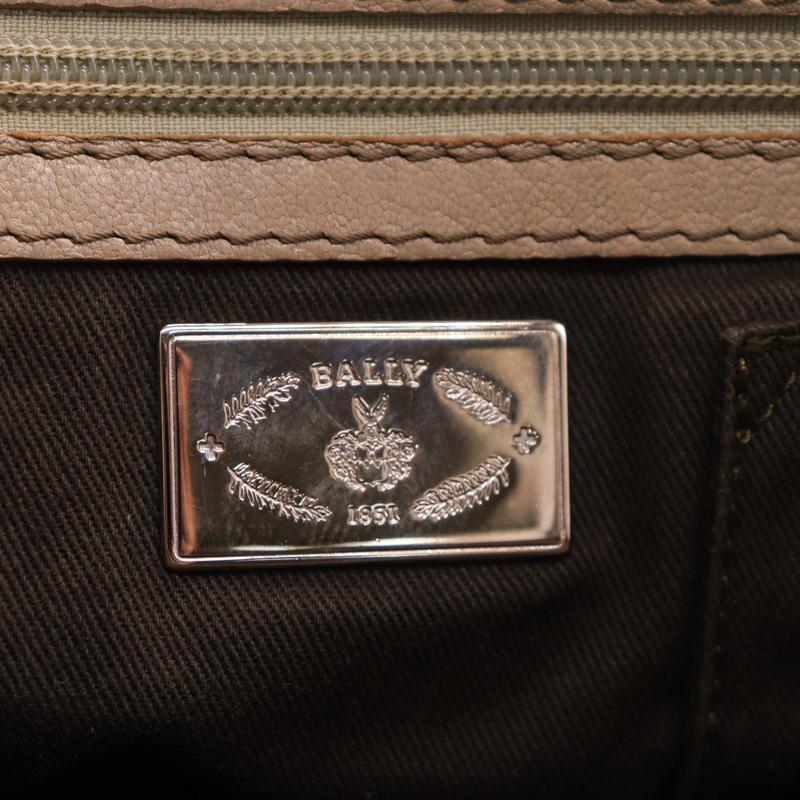 Bally（バリー） トートバッグ ハンドバッグ レザー ロゴプレート