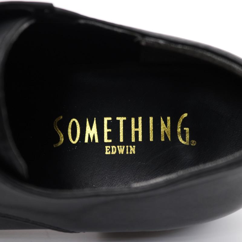 エドウィン ドレスシューズ ウイングチップ SOMETHING レースアップシューズ 靴 黒 レディース 23.5cmサイズ ブラック EDWIN｜kbnet2019v2｜03