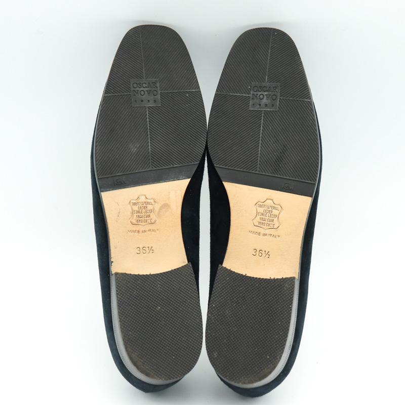 パンプスレディースOscar Novo イタリア製 オスカー ヌオーヴォ パンプス フラットシューズ リボン