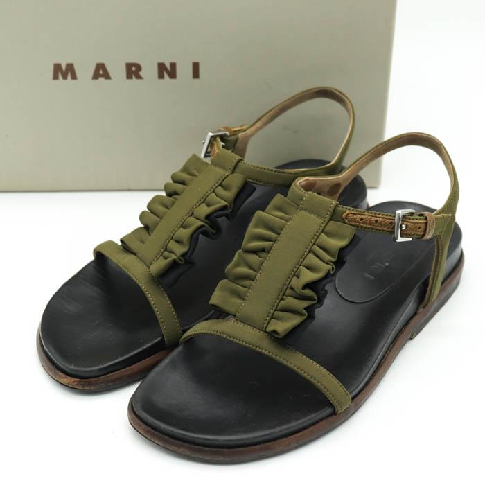 MARNI Tストラップフラットシューズ mamian]Tストラップフラットシューズ | KOBUNSHA SELECT SHOP