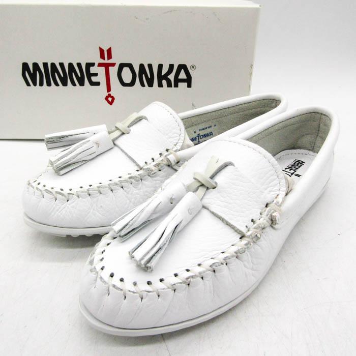 MINNETONKA ホワイト タッセルモカシン 楽天市場】【アウトレット！30%OFF】ミネトンカ MINNETONKA