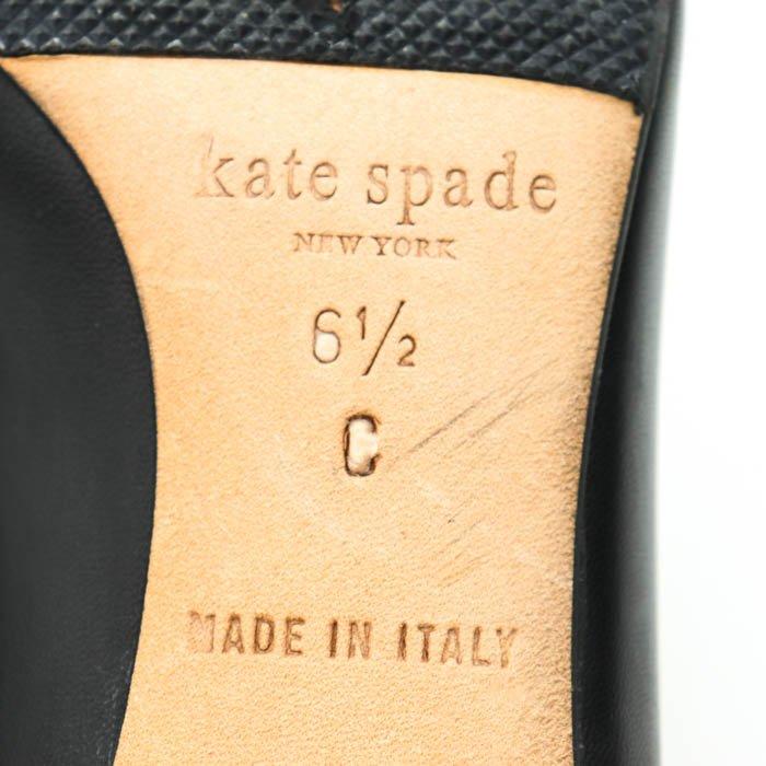 ケイトスペード パンプス リボン 23.5cm相当 フォーマルシューズ ブランド 靴 黒 レディース 6.5サイズ ブラック Kate Spade｜kbnet2019v2｜04