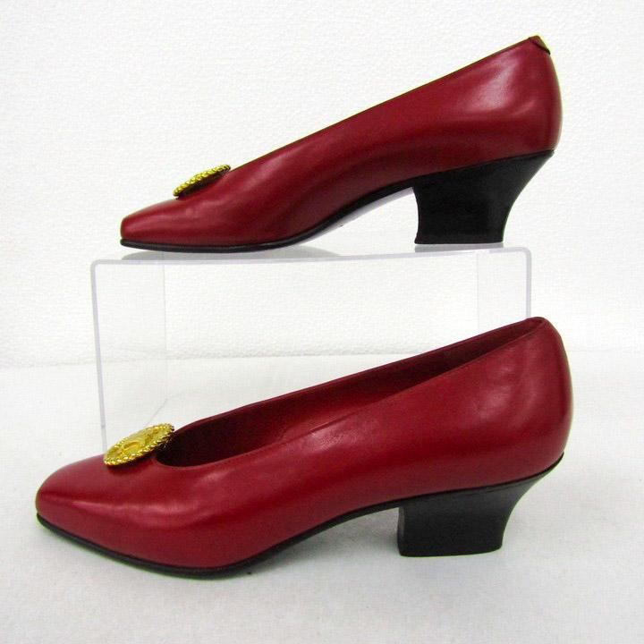 CELINE（セリーヌ） パンプス シューズ ブランド 靴 イタリア製 赤