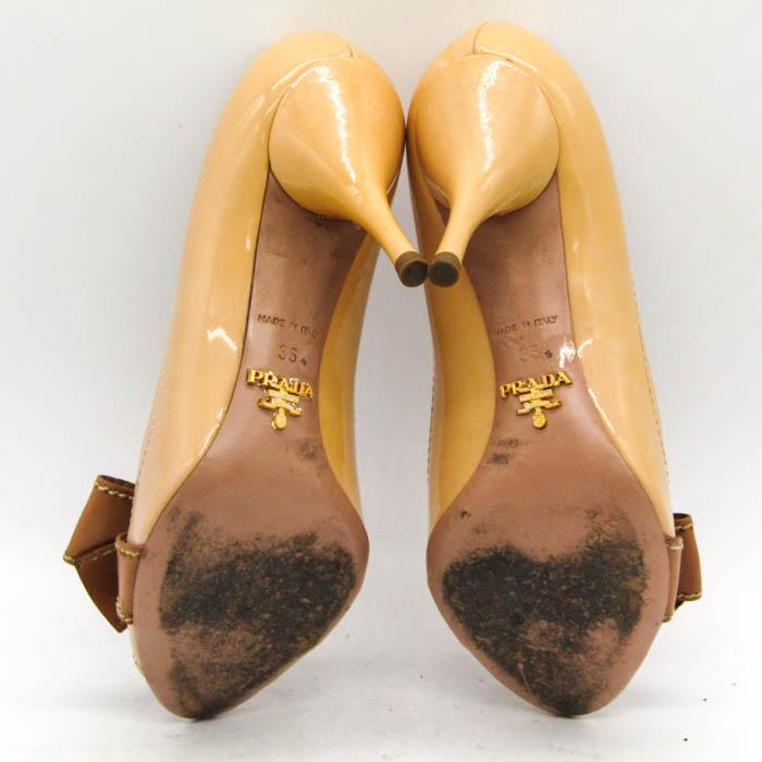 PRADA プラダ パンプス オープントゥ ブランド シューズ 靴 イタリア製  