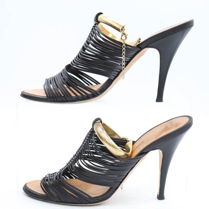 ジュゼッペザノッティ　ヒール　サンダル　ミュール　サイズ37 GIUSEPPE ZANOTTI(ジュゼッペザノッティ) サンダル・ミュール