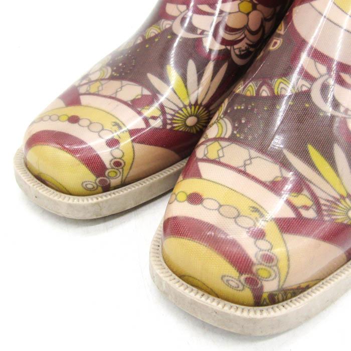 ❤️EMILIO PUCCI　 エミリオプッチ❤️　レインシューズ　 37サイズ ブーツにも⭐エミリオプッチレインシューズ37