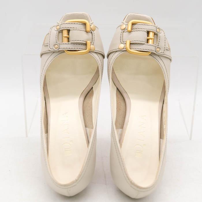 DIANA ダイアナ パンプス オープントゥ ハイヒール ブランド シューズ  