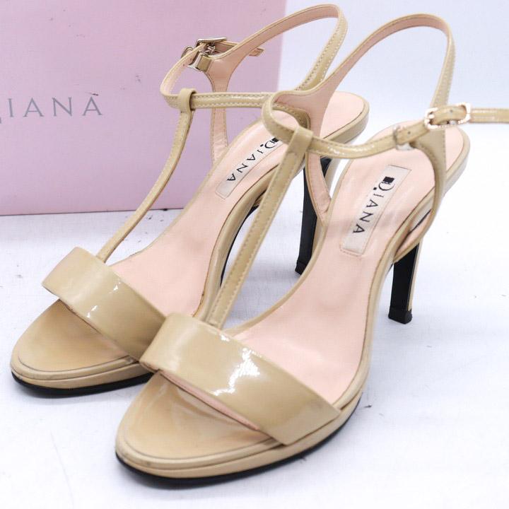 DIANA（ダイアナ） サンダル Tストラップ ハイヒール ブランド 靴 日本
