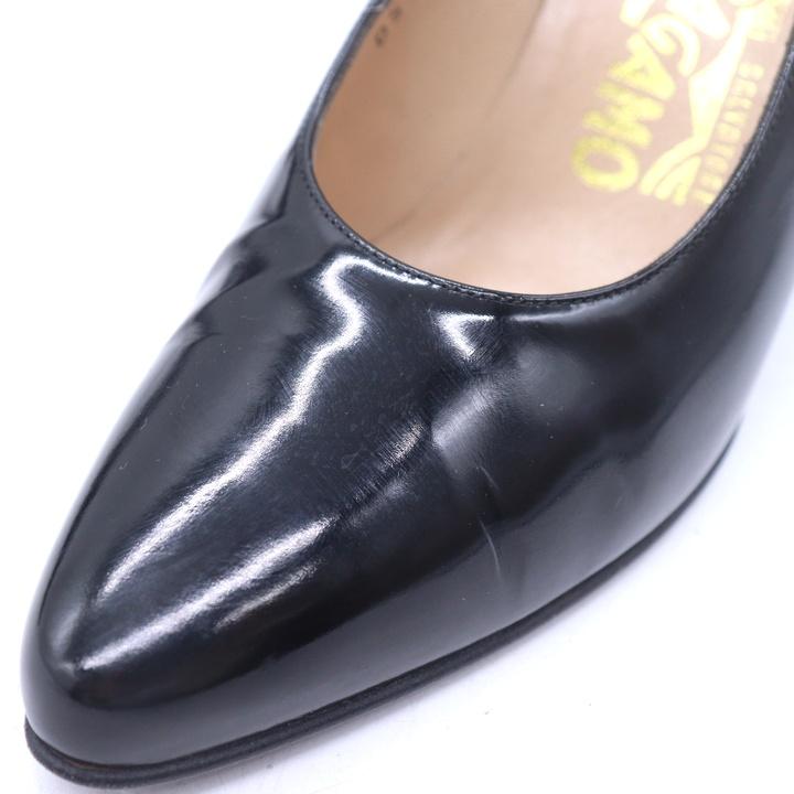 サルヴァトーレフェラガモ パンプス エナメル ハイヒール シューズ 靴