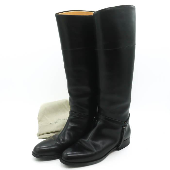 タニノクリスチー ロングブーツ レザー ジョッキーブーツ シューズ