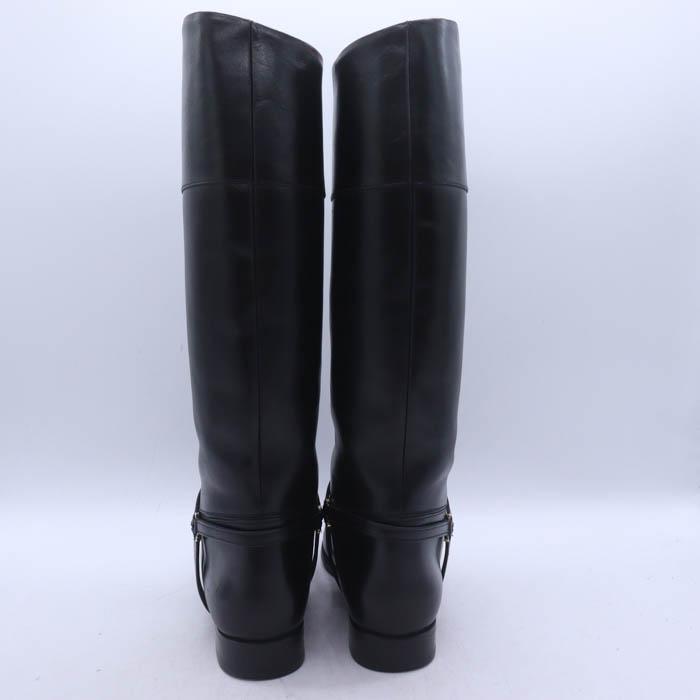 タニノクリスチー ロングブーツ レザー ジョッキーブーツ シューズ