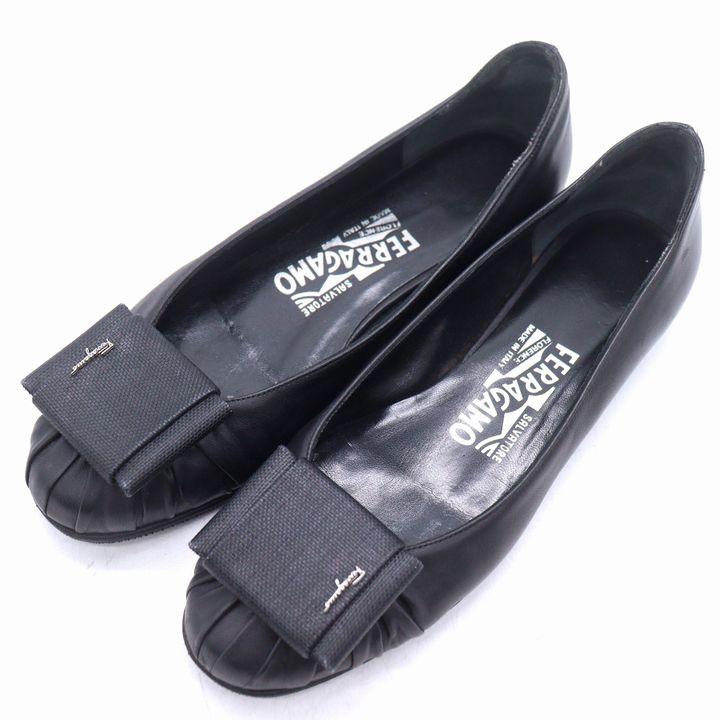 サルヴァトーレフェラガモ パンプス シューズ ブランド 靴 イタリア製