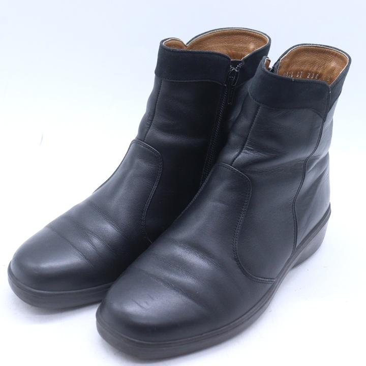 【新品タグ付✨】銀座ヨシノヤ 晴雨兼用 ロングブーツ スエード ブラック 未使用 ヨシノヤ ロングブーツ ブラック 晴雨兼用 22 スエード