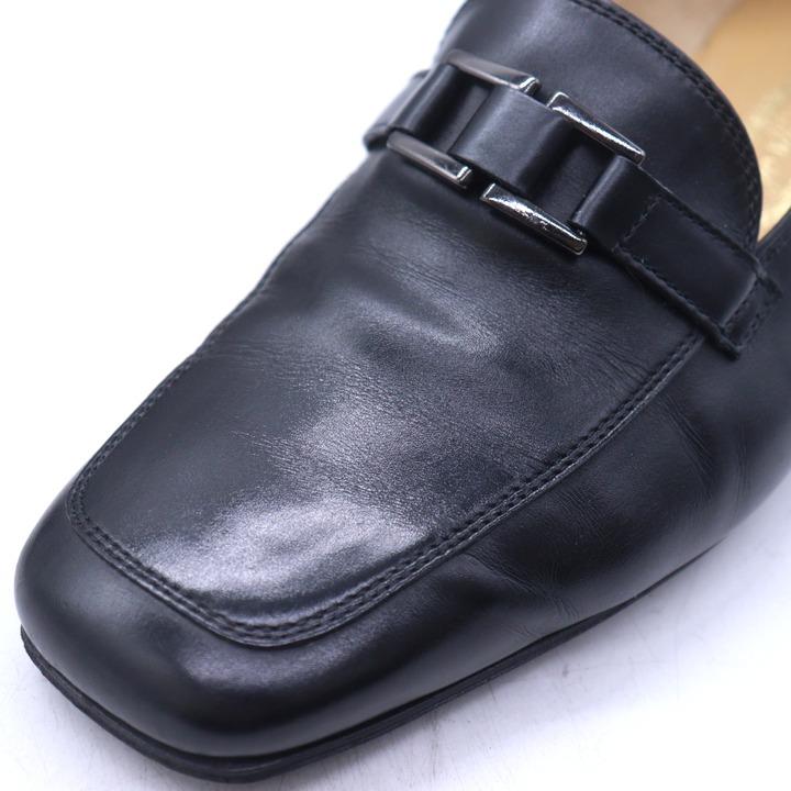 新品未使用　銀座ヨシノヤ　ローファー　23cm 銀座ヨシノヤ ローファーパンプス シューズ 晴雨兼用 ブランド 靴 黒