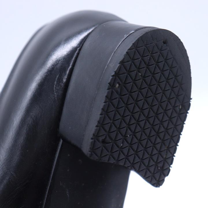 銀座ヨシノヤ ローファーパンプス シューズ 晴雨兼用 ブランド 靴 黒