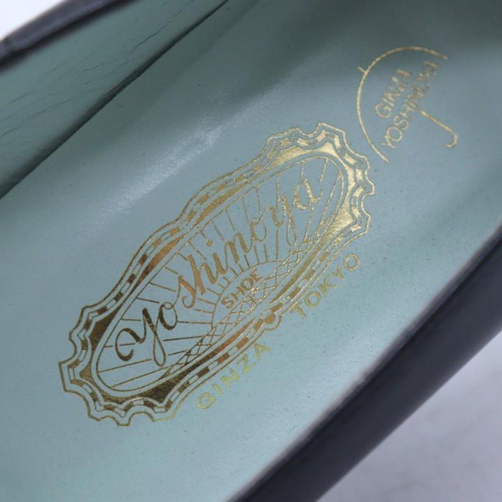 銀座ヨシノヤ パンプス 晴雨兼用 シューズ ブランド 靴 日本製 黒