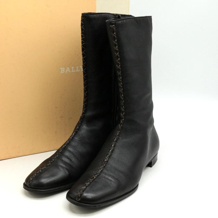 Bally（バリー） ブーツ スクエアトゥ シューズ ブランド 靴 